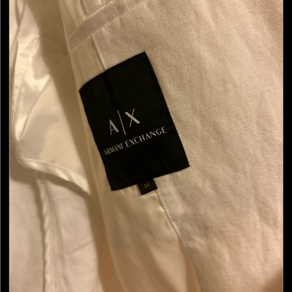 ARMANI EXCHANGE  Men’s Blazer color White size 34 - Picture 8 of 16